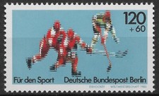 Berlin 1983 ** Mi 699 Sport 120Pf Sporthilfe Eishockey Weltmeisterschaft 03836E