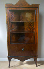 Antike Nussholz-Vitrine - 19