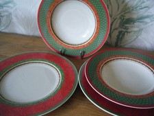 4xVilleroy & Boch FESTIVE MEMORIES Suppe & Speiseteller  House Garden Collection