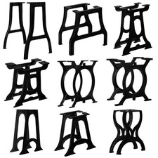 2x Tischbein Gusseisen