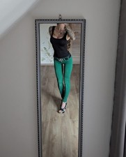 skinny Röhrenjeans low-waist Tally Weijl Premium Jeans grün XXS 32 Damen