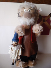 Steiff "Geppetto & Pinocchio, USA Disney, Teddy m. Marionette, 35 cm