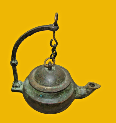 Bronze öllampe betty lampe - bronze,