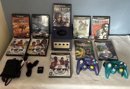 Nintendo gamecube konsole - konsole, lila