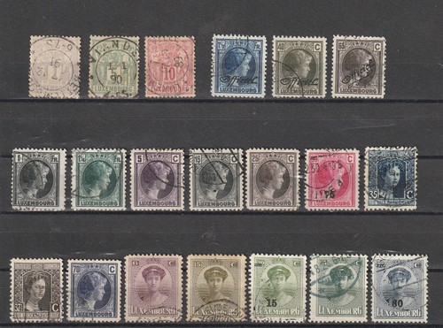 Briefmarken luxemburg 1885 - briefmarken,