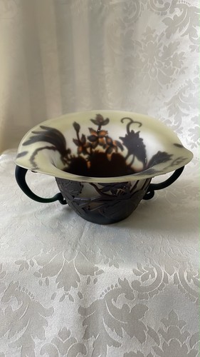 Gallé vase breite cm - vase, 23