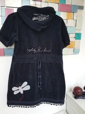 CHILLNORWAY (Skandinavien) Samt-Tunika / Kleid Minikleid Nachtblau Gr. M   /AR85