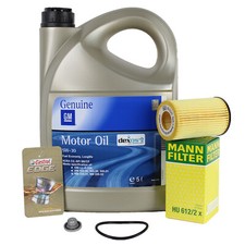 Mann Ölfilter HU612/2x + 5L Opel Dexos2 5W30 für Astra Corsa Insignia 1.2-1.8