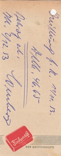 Nordhausen quittung 1935 - nordhausen,,