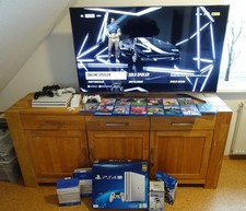 Sony PlayStation 4 Pro – 1 TB Glacier White mit 4 Controllern & 14 Spielen usw.