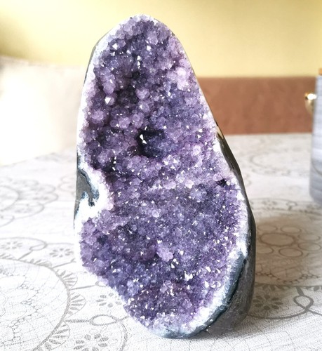 Amethyst geode druse - geode,