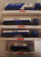 WIKING 1:87- ARAL Tankwagen- 4 verschiedene Modelle, alle in der original Verp.