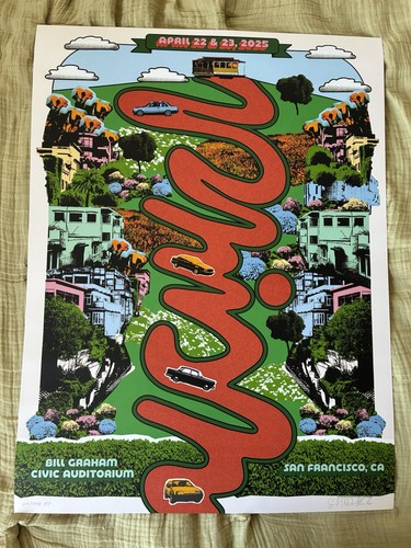 Phish poster san francisco - phish, ca