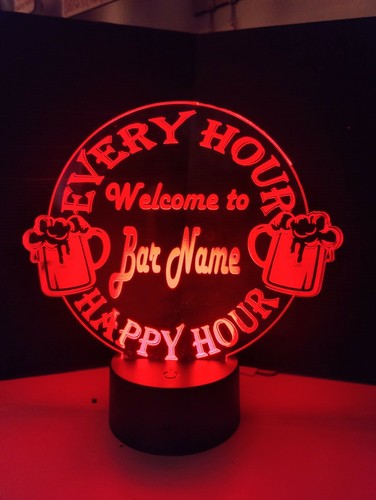 Personalisiertes led bar - personalisiertes,