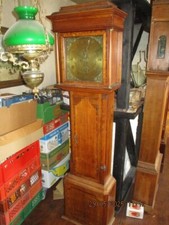 Antike Standuhr England um 1800 läuft einwandfrei Höhe 210 cm gneralüberholt