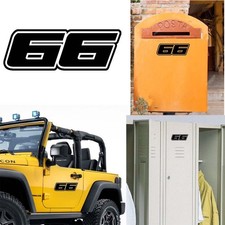 Aufkleber Vinyl Numero 66