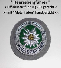 " Heeresbergführer - Offizier