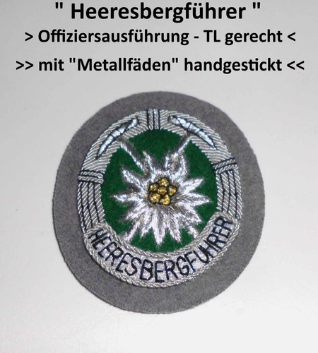 Heeresbergführer offizier - ",