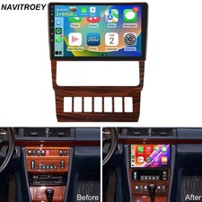2+64GB Android 15 Autoradio GPS NAVI Für Mercedes-Benz E-Klasse W124 1998-1992