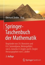 Springer-Taschenbuch der Mathematik ~ Ilja N. Bronstein ~  9783835101234