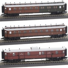 Tillig 01070 TT Reisezugwagenset „Preußischer Schnellzug“ K.P.E.V. Ep. I + Neu