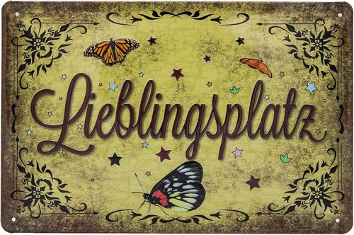 Lieblingsplatz geprägtes
