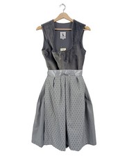 ALPENMäRCHEN Dirndl Damen Trachtenmode Gr. DE 38 hellgrau Casual-Look