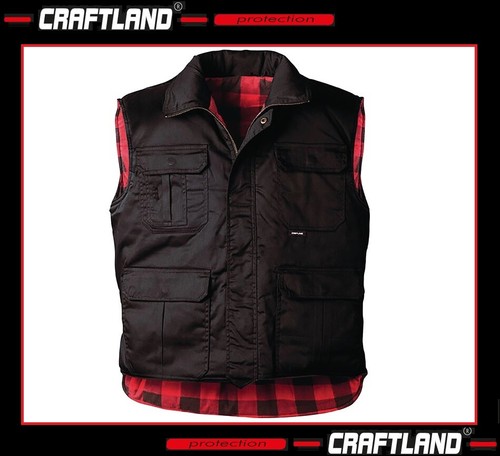 Craftland truckerweste schwarz - truckerweste,
