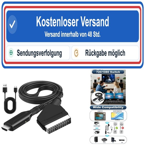 Scart auf hdmi konverter - auf,
