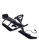 Monzana Rollstuhl bis 75 kg Bremse Lenkrad Rückenlehne Sitzgurt Sitzgurt