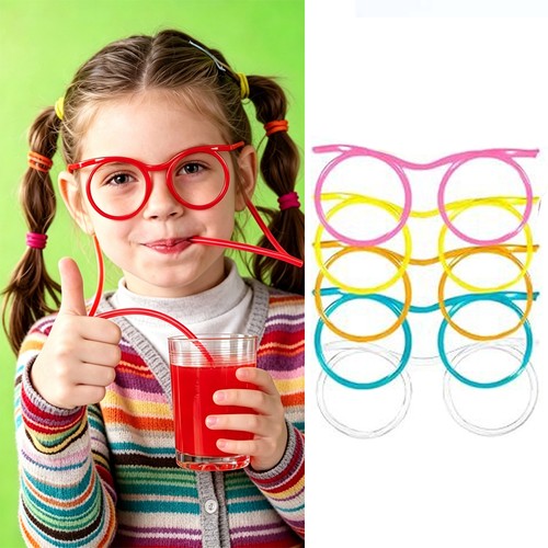 Lustige diy brillen strohhalme - brillen,