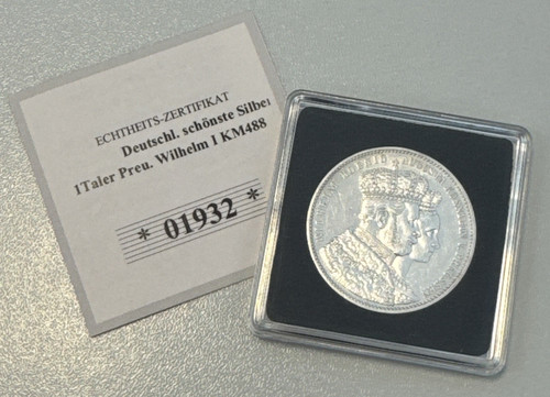 Silber taler krönungs - silber,