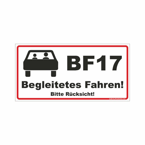 Bf17 begleitetes fahren - bf17,