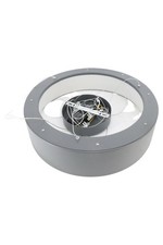 WOFI Deckenleuchte Grau Rund