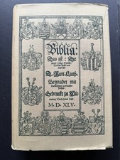 Biblia Germanica Luther Übersetzung 1545