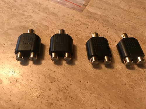 Audio cinch adapter - cinch, y