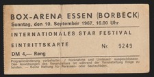TICKET Konzertkarte