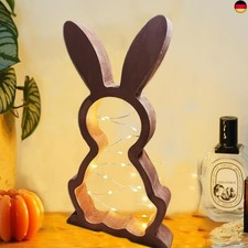 LED Osterhase Holz, Modern