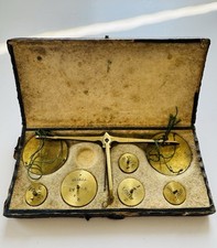 Feinwaage, Goldwaage, Biedermeier, 19. Jh. antik, Dachbodenfund