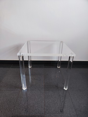 Acryl lucite beistelltisch - /,