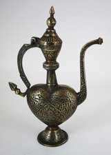 Orientalische Messing Öllampe