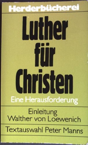 Luther für christen eine - luther,