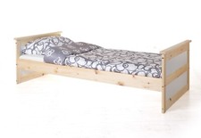 ANGEBOT TICAA Sofabett "Theodor" Kiefer Natur mit Auszug B-Ware 100 x 200 cm