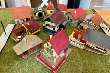 Faller Vollmer Konvolut Häuser vintage Gebäude Kirche Bahnsteig 60er 70er AMS