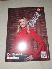Autogrammkarte bianca berding - bianca,