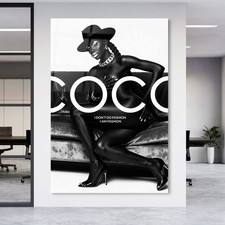 ✅ WANDBILD LUXUS COCO FRAU