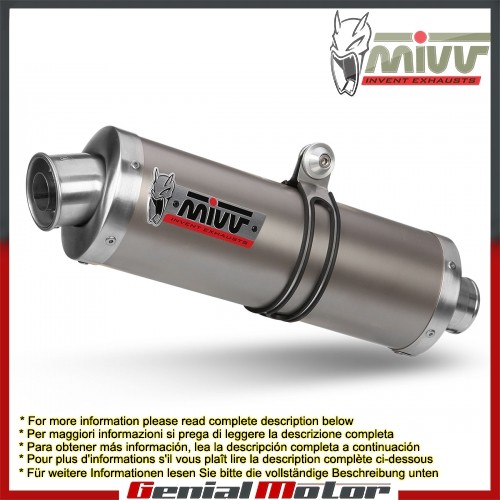 Auspuff exhaust mivv oval - auspuff,