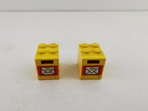 Lego briefkasten gelb 2 - gelb,