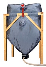 Pelletsilo HPS-H Holzgestell bis Raumhöhe 2,50m für Sauger o. Schneckenentnahme