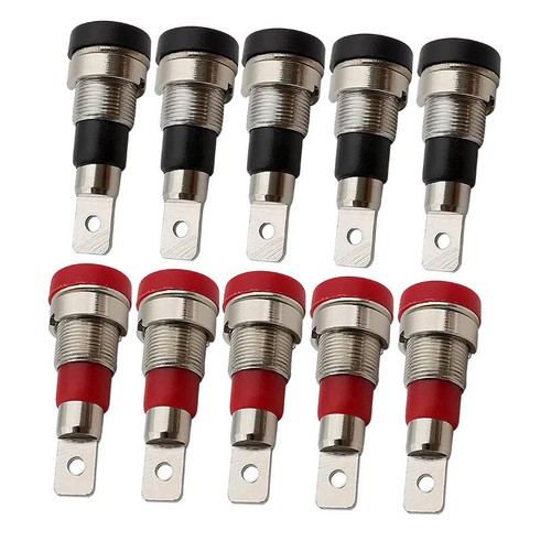 10x einbaubuchse 4mm - 10x,